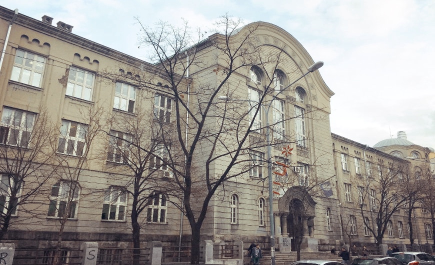 School of Electrotechics "Nikola Tesla" in Kraljice Natalije street