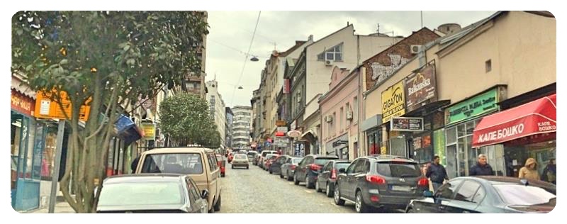 Cobblestone at Balkanska street