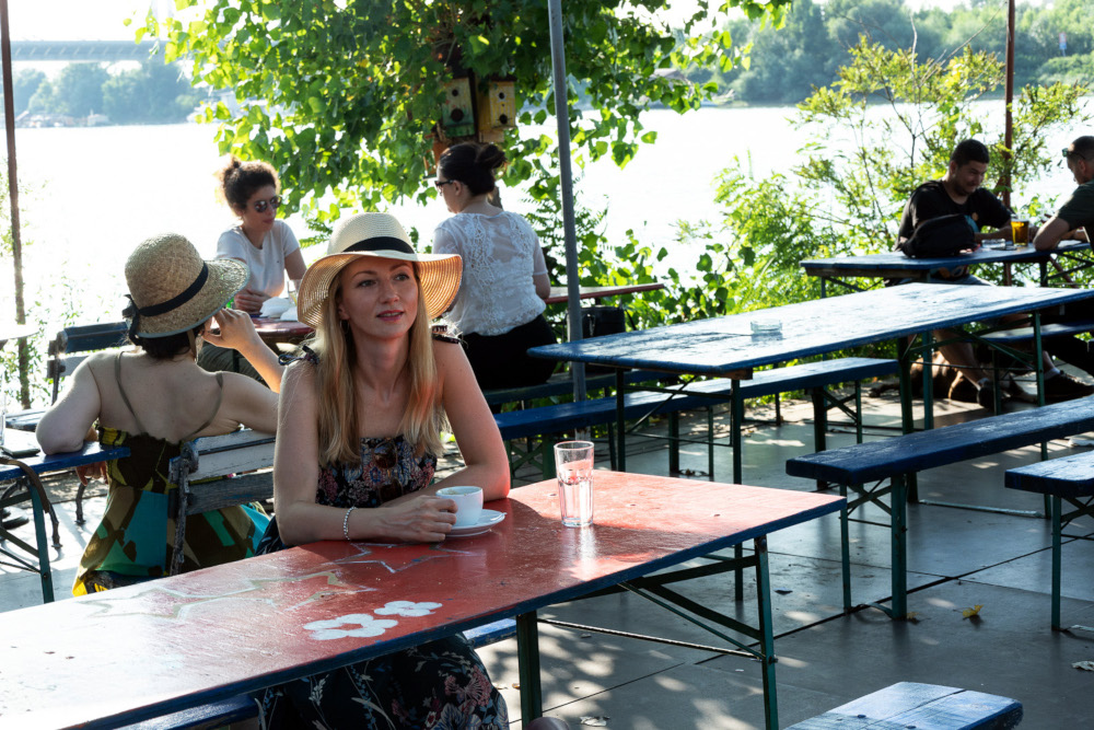 Katia at caffe Brodić