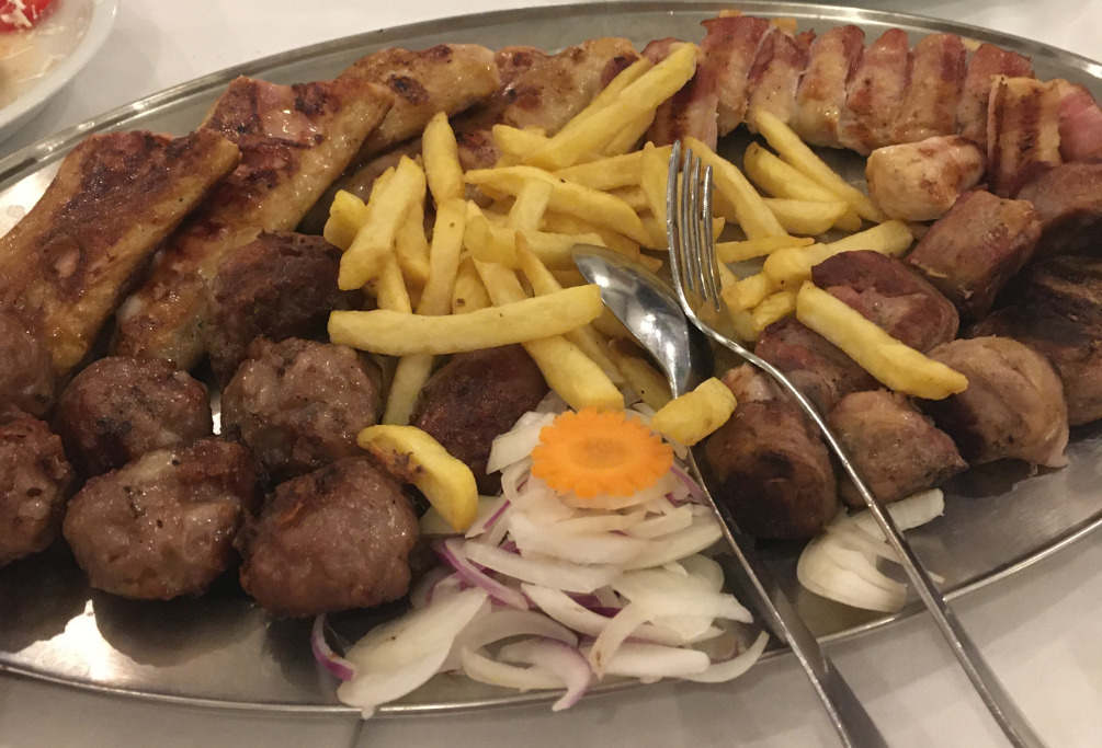 Traditional Serbian barbeque