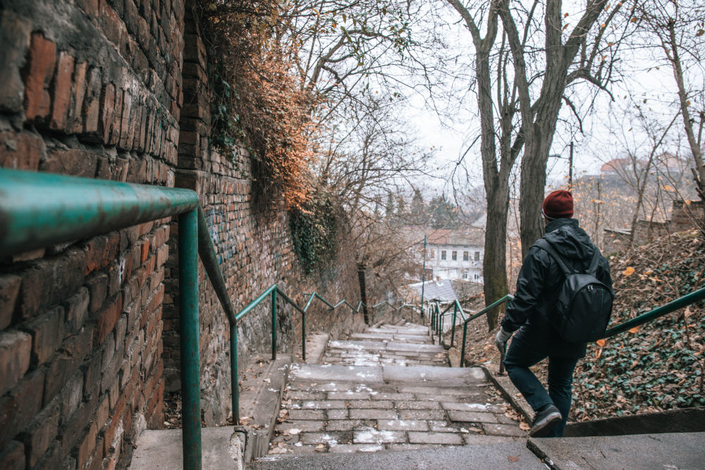 Stairs in Zemun district